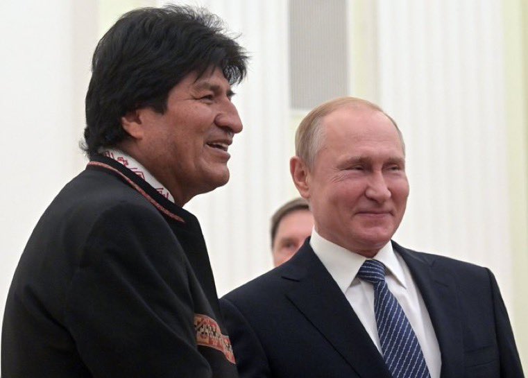 Bolivia's ruling pro-Russia/Iran/China MAS (Movement for Socialism) party, formerly led by the now-disgraced Evo Morales, is set to lose massively in today's presidential election.

Polls show two anti-MAS candidates as the most likely contenders to advance past the first round.