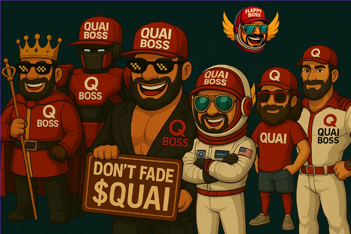 Rhynofiweb3's tweet photo. flappy $BOSS is that game you open just to kill a minute…
then somehow an hour disappears and you’re still trying to beat your score.
simple, free, and the rewards make every tap worth it.
#FlappyBoss #QuaiBoss #BossToken #QuaiNetwork https://t.co/DZsYEKXXHI