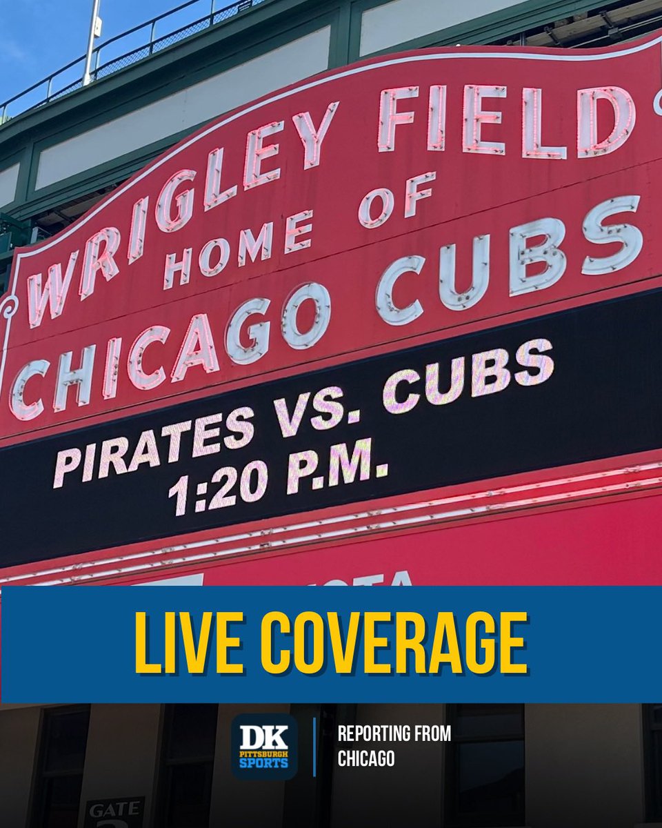 Final game of the series and final game of the road trip this afternoon in Chicago.

Pirates and Cubs in the rubber match, which is set for 2:20 p.m. Eastern. 

<a href="/JNegronPGH/">José Negron</a> wraps up his week-long road coverage from Wrigley Field: dkpittsburghsports.com/team/pirates/f…