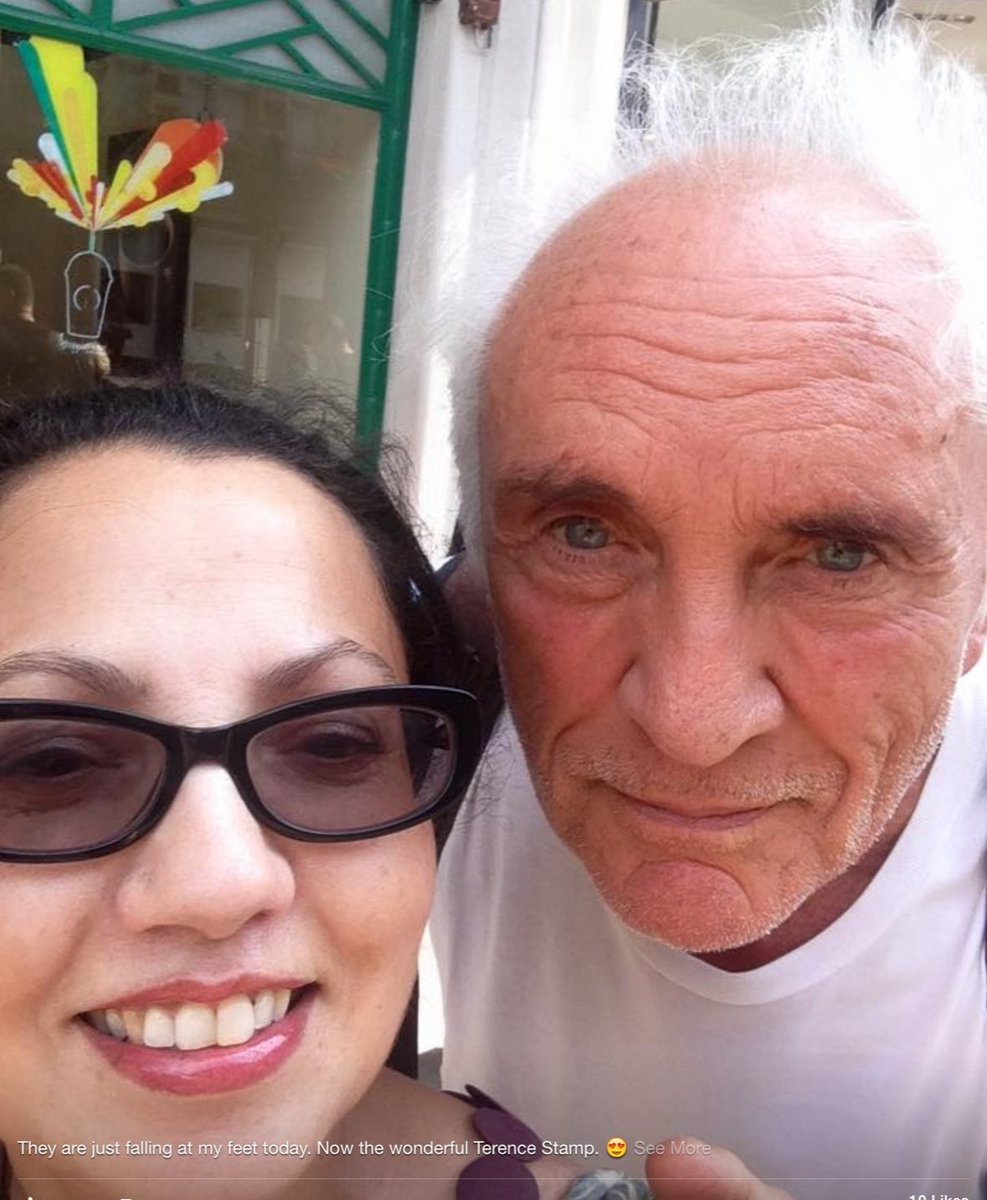 OpheliaPRB's tweet photo. Sad news of #terencestamp Wonderful actor who I met July 2015 at Burlington arcade London. Chatted for a while and such a gentleman. ❤️ https://t.co/s5pG4gK5Vs