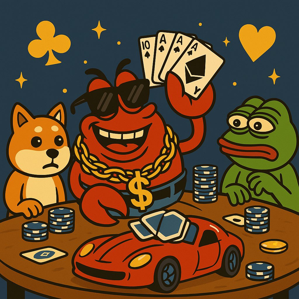 🦀💰 GreedyKrab doesn’t play to win…
he plays to take it all.

While Shiba &amp; Pepe fold under pressure,
Krab is stacking ETH and luxury rides. 🚀

Who’s joining the #KrabArmy? 🦀🔥

#GreedyKrab #ETH #MemeCoin #Crypto