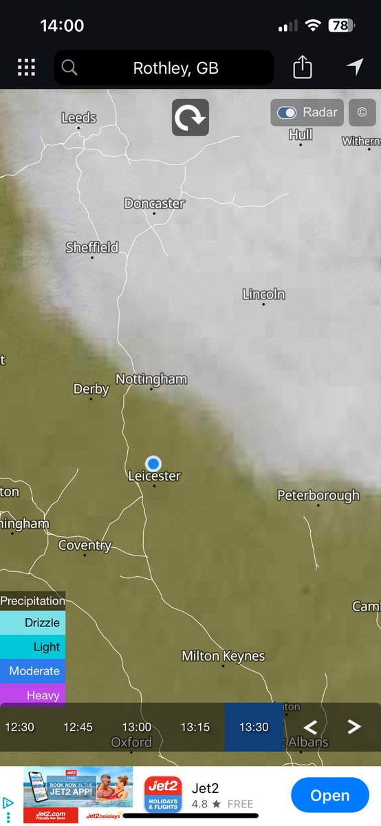 Phil Morrish weather tweet media