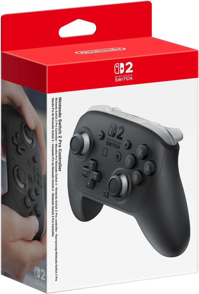 TeamPopFr's tweet image. 🎮 Bon plan Nintendo Switch 2 🎮

La Manette Pro Controller Nintendo Switch 2 est actuellement en promotion à 79,90€ au lieu de 89,99€.

➩ Amazon France : amzn.to/3UtmdIy

⚡ Offre limitée à ne pas manquer ⚡

#NintendoSwitch2 #ProController #BonPlanGaming #Promotion