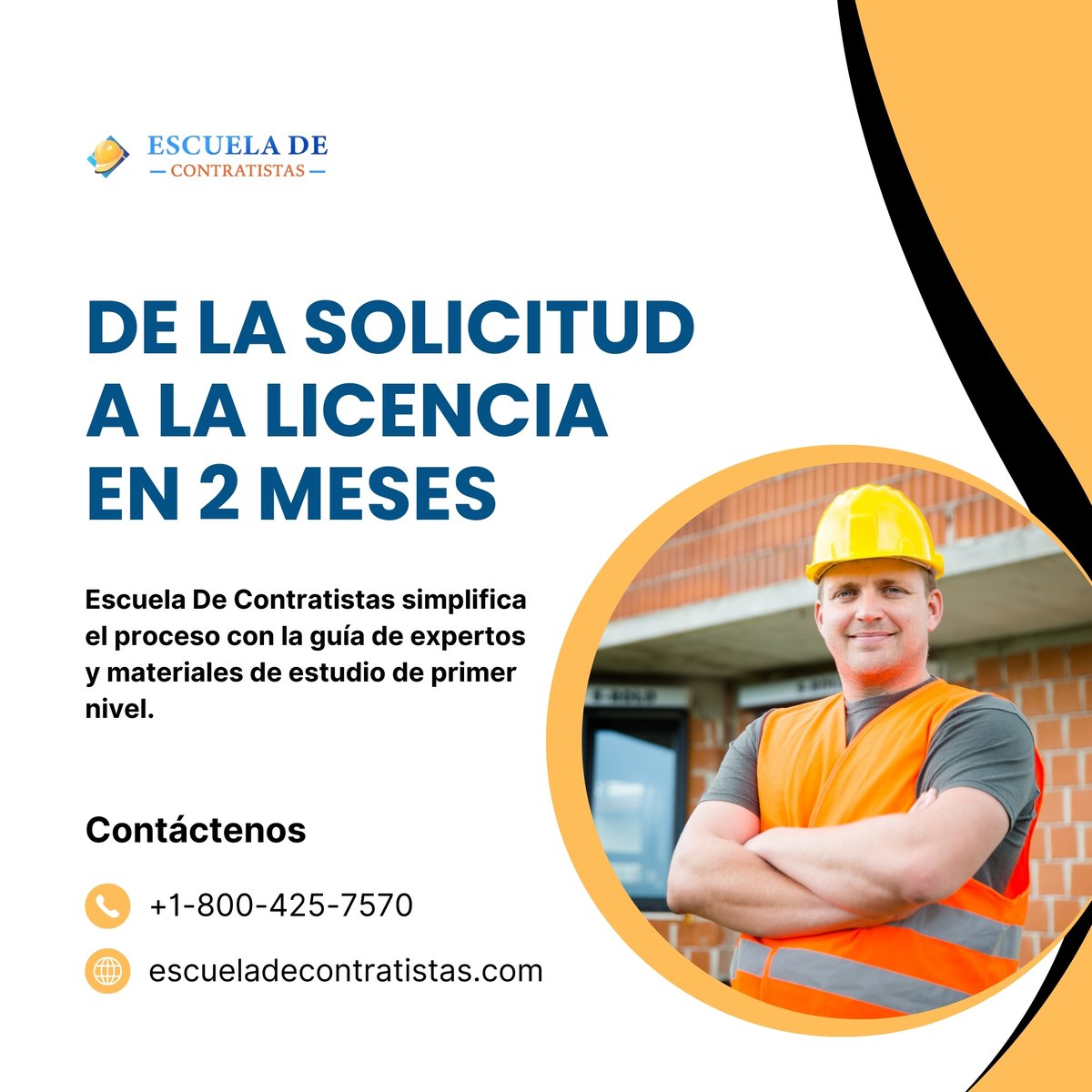 EsdeContratista's tweet photo. ¿Obtener tu Licencia de Contratista de California en solo 2 meses? ¡Es posible!

💻 Visite nuestro sitio web: https://t.co/wFFxgKh50Z

#LicenciaDeContratista #CaliforniaContractorLicense #EscuelaDeContratistas #LicenciaDeAcondicionamientoDeAgua #ConstructionJobs #LicenciaCslb https://t.co/fTjo8JmKUA