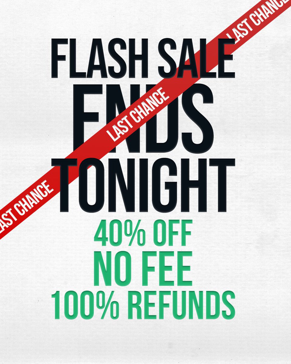 🚨 Last Chance: Our “NOFEE40 + 100% Refunds” sale ends for good tonight!

Not only will you get 40% off your eval and no activation fee, but you’ll also get 100% initial test refunds in that account’s first withdrawal!

This means if you were to pass your test in your first month
