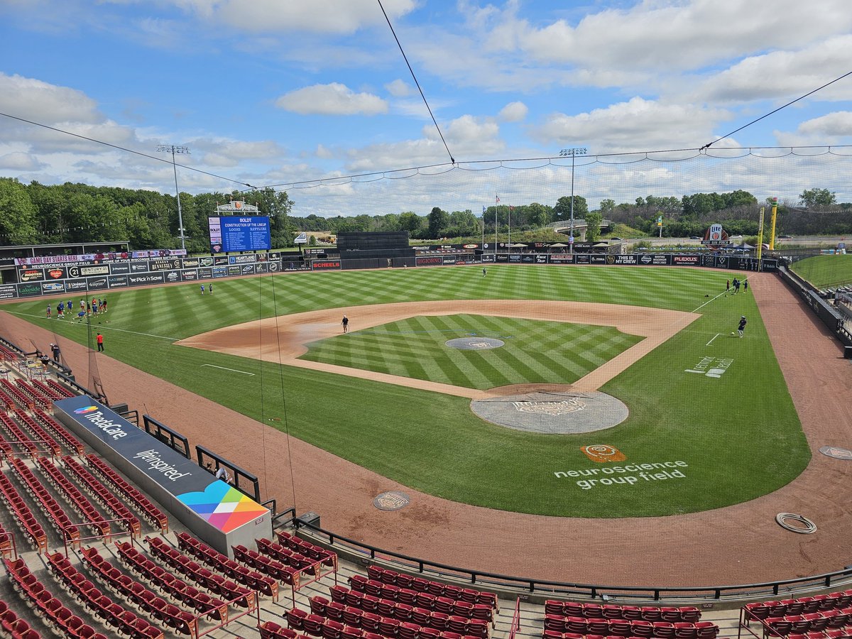 Chris Mehring (@cmehring) on Twitter photo Final Game of the <a href="/TimberRattlers/">Wisconsin Timber Rattlers</a> series with Great Lakes. Details: milb.com/wisconsin/team…
📻: AM1280, WNAM at 12:50pm
🖥: Bally Sports Live
First Pitch: 1:10pm CDT! Final Game of the <a href="/TimberRattlers/">Wisconsin Timber Rattlers</a> series with Great Lakes. Details: milb.com/wisconsin/team…
📻: AM1280, WNAM at 12:50pm
🖥: Bally Sports Live
First Pitch: 1:10pm CDT!