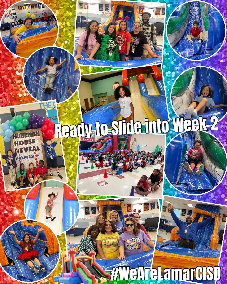 Lamar CISD Community Relations (@lcisdcommrel) on Twitter photo Sliding into Week 2 w/excitement! Week 1, several Lamar CISD campuses were buzzing with energy as they embraced the house system. We love seeing JOY being spread on campuses. If you wish to connect & support any of our campuses, please reach out at Info@LCISD.org #WeAreLamarCISD Sliding into Week 2 w/excitement! Week 1, several Lamar CISD campuses were buzzing with energy as they embraced the house system. We love seeing JOY being spread on campuses. If you wish to connect & support any of our campuses, please reach out at Info@LCISD.org #WeAreLamarCISD