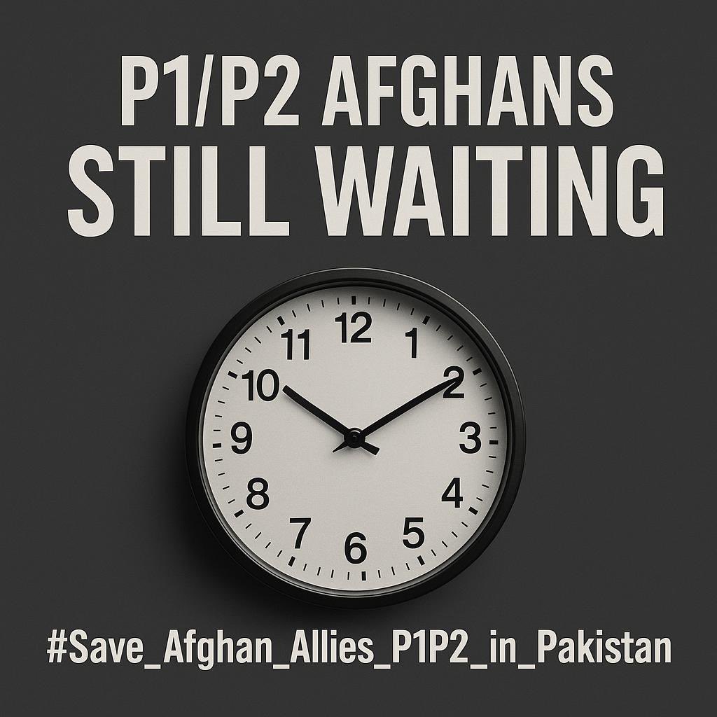 enayataskari's tweet photo. Afghan P1/P2 applicants in Pakistan have endured 3+ years in limbo. EO suspension in Jan made things worse. @StateDept @USCIS @USEmbIslamabad — when will you act?
#Save_Afghan_Allies_P1P2_in_Pakistan https://t.co/zPhg2OgQHj