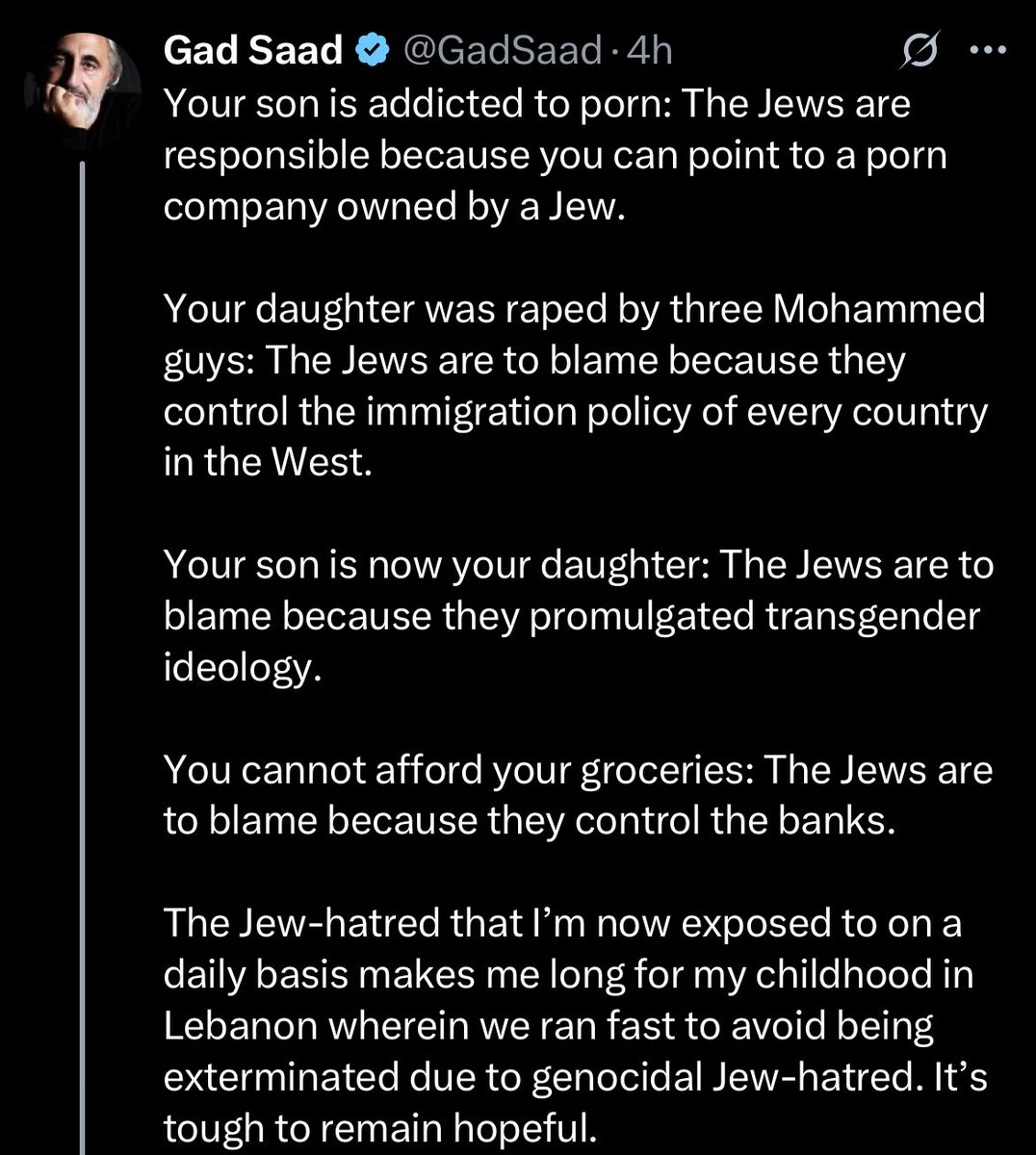 He didn’t deny any of the claims