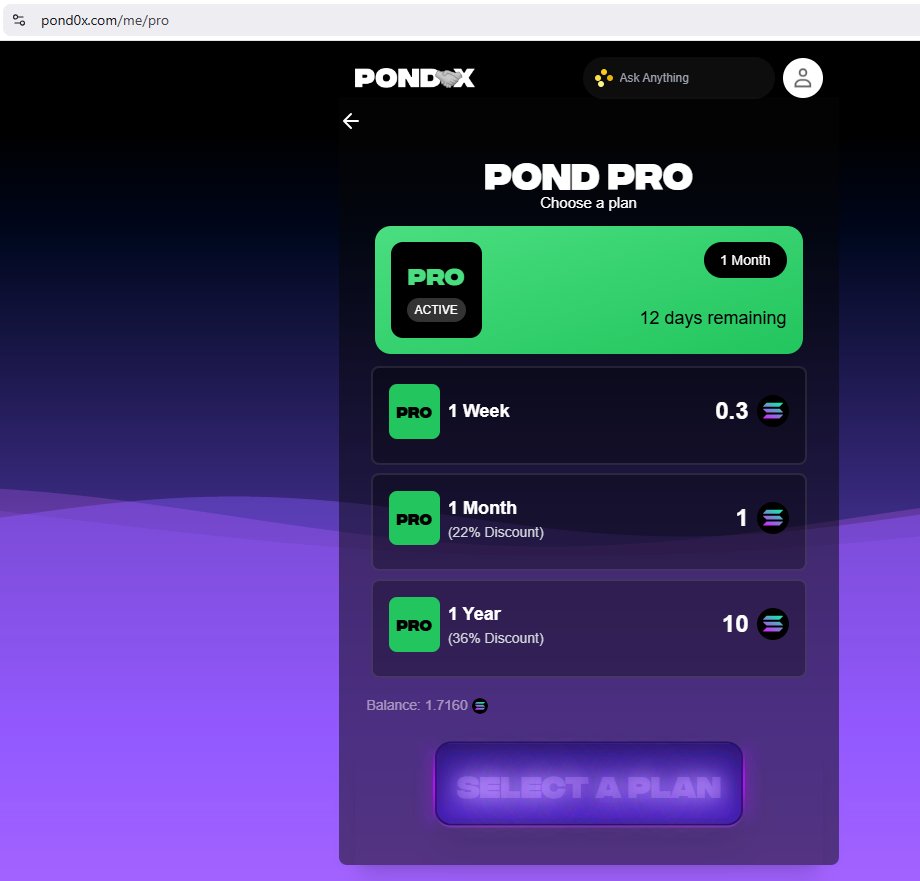 Are you needing to renew your Pro status on #Pond0x? not getting a renew popup like you used to? You can do either of two things;
In passport click the Pro badge to bring up a popup to add to your current subscription
Use pond0x .com/me/pro to sub after you've expired
$wpond