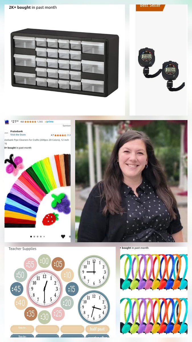 Happy Sunday!

I return to work in my classroom tomorrow &amp; my students' first day is next week! I have a few items on my list that I would love to have to start the year. 

Can you help? It is so appreciated! 

Please repost! #clearthelist 
🌼shorturl.at/LqK4I