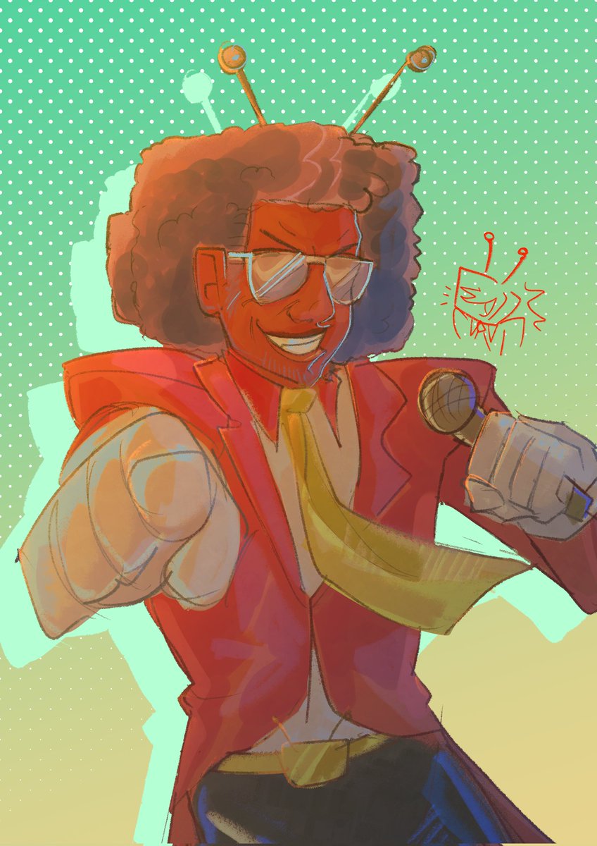 xerosa_aa's tweet photo. I tried to doodle human tenna #tenna #deltarunefanart https://t.co/8gWLrS1OyK