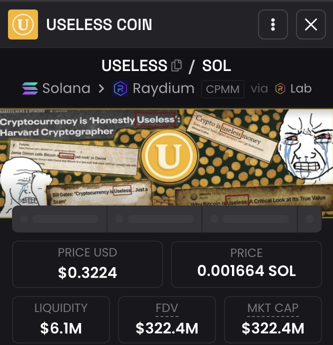 kanadamaxi's tweet photo. First 500 SOL address will get #PUMPLESS in their wallet 👇

Missed #USELESS?

You dont want to fade #Pumpless now

$pumpless Ca - 7TffjPhjJHMoqdtoA4CWoRyNxwJsYJe1ndGURAVgpump https://t.co/hmSXWBqNlI