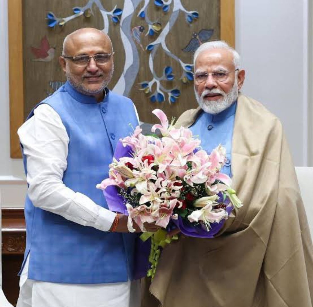 Vivek Gupta BJP(#मैं_हूं_मोदी_का_परिवार) (@vivekguptaudh) on Twitter photo महाराष्ट्र के महामहिम राज्यपाल
सी पी राधाकृष्णन जी को
भारत के उप राष्ट्रपति पद के लिए NDA गठबंधन के उमीदवार बनने पर हार्दिक बधाई एवं शुभकामनाएं।
<a href="/CPRGuv/">CP Radhakrishnan</a>
#CPRadhakrishnan #vicepresidentofindia #vicepresidentelection महाराष्ट्र के महामहिम राज्यपाल
सी पी राधाकृष्णन जी को
भारत के उप राष्ट्रपति पद के लिए NDA गठबंधन के उमीदवार बनने पर हार्दिक बधाई एवं शुभकामनाएं।
<a href="/CPRGuv/">CP Radhakrishnan</a>
#CPRadhakrishnan #vicepresidentofindia #vicepresidentelection