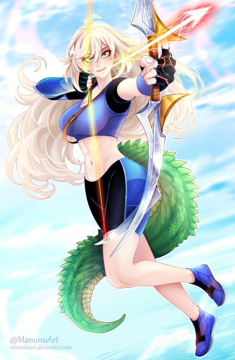 Meet Rayla Udd! 🐊💙🏹
(Commissioned by <a href="/RS_Claymore/">StorySageClaymore</a>, she belongs to <a href="/ThomasO81857193/">Druysc Udd</a>)