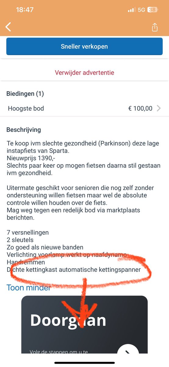 rtmkamphuis's tweet photo. @Marktplaats wat is er aangepast en waarom??
Advertentietekst niet volledig meer te lezen. Wordt er niet beter op zo…. https://t.co/D6Ux2SYstt