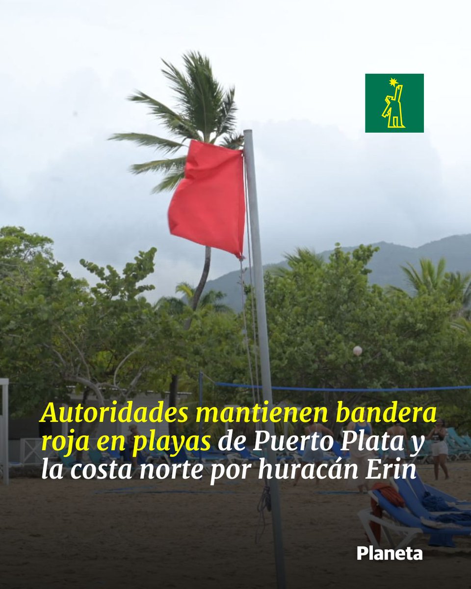 DiarioLibre's tweet image. 📰 | #𝐀𝐜𝐭𝐮𝐚𝐥𝐢𝐝𝐚𝐝𝐃𝐋 |El fenómeno se degrada a categoría tres pero mantiene oleaje peligroso y corrientes fuertes en el litoral norte de la República Dominicana   

🔗ow.ly/fCE650WHbJr 

#DiarioLibre #Actualidad #NacionalDL #HuracánErin #PuertoPlata #BanderaRoja…
