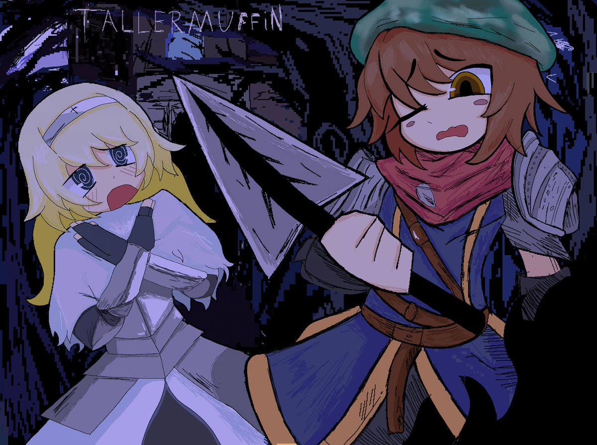 tallermuffin's tweet photo. Elma and Jeanne
#BLACKSOULSII #BLACKSOULSI #BLACKSOULS2 https://t.co/j4EP4px1LL