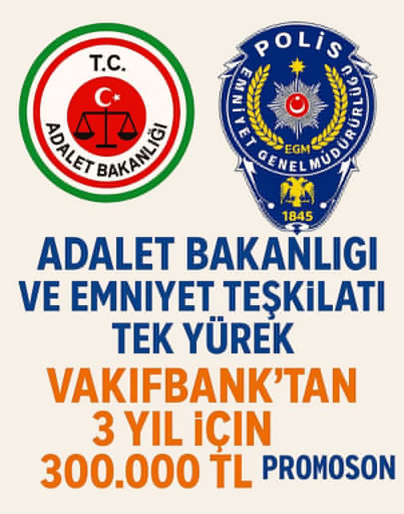 #AdaletKararlı300Bin 

#AdaletBakanlığıTekSes300Bin
<a href="/VakifBank/">VakıfBank</a>