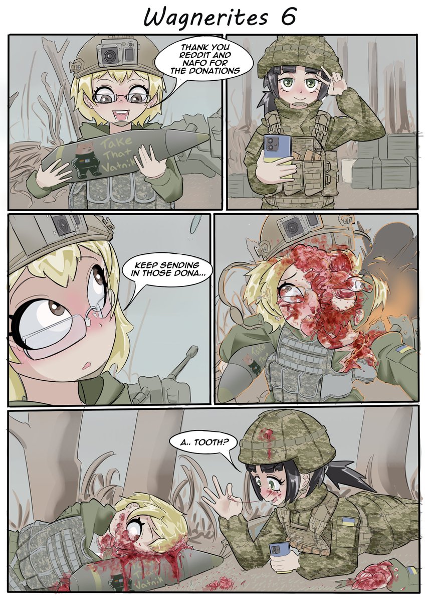 finished another Wagnerite comic, this one isn't going to make a lot of the people who just started following me very happy. #ukraine #russia