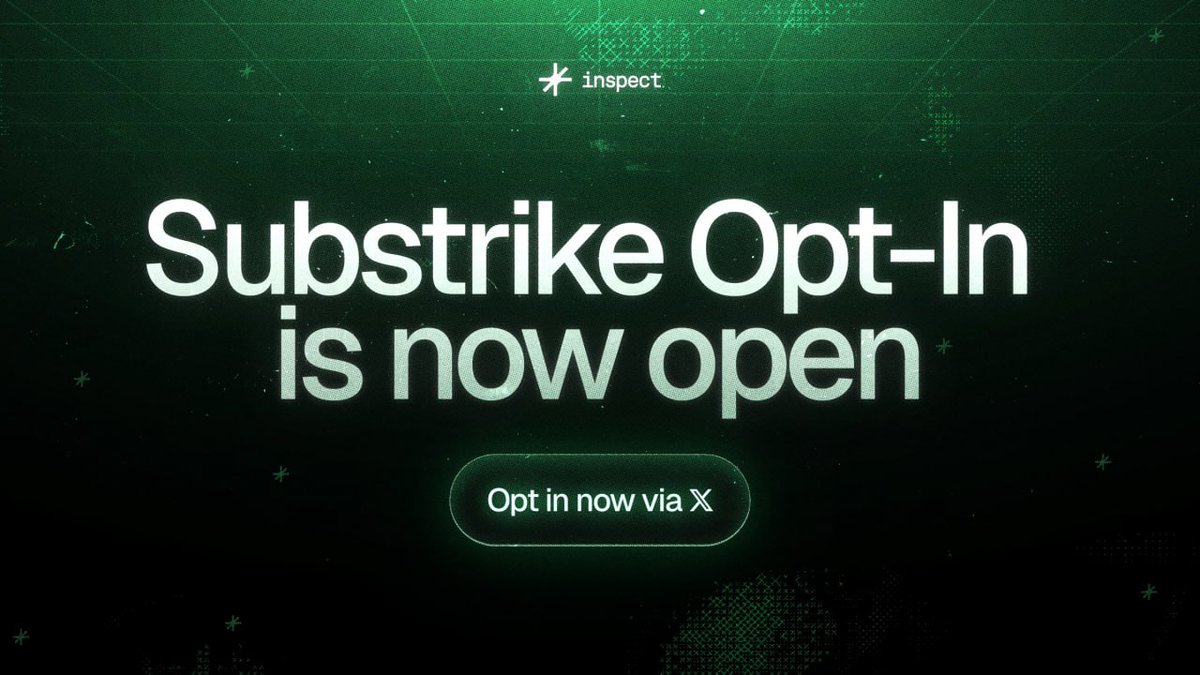 Don't Miss guys 
Join <a href="/inspectxyz/">Inspect</a> airdrop mining
Get $TAO
1  $ TAO = 370$ 🤑

NO REFF 
JUST CONNECT TWITTER
inspect.xyz/substrike/