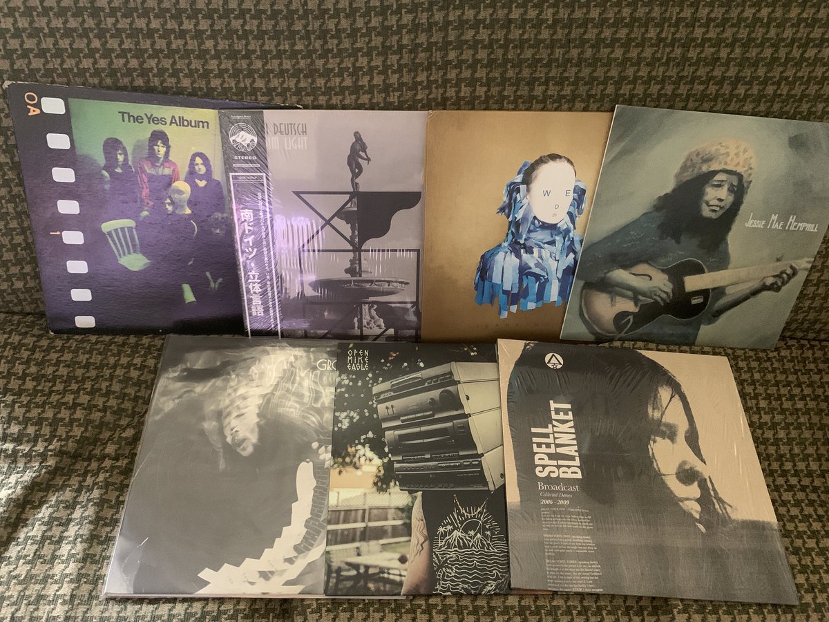 Vinyl Adventures from Yesterday:

Yes- side note: the last section of Starship Trooper is sublime
Minami Deutsch <a href="/minamideutsch/">南ドイツ/Minami Deutsch</a> 
Juana Molina
Jesse Mae Hemphill
Groundhogs
Open Mike Eagle <a href="/Mike_Eagle/">OME</a> 
Broadcast