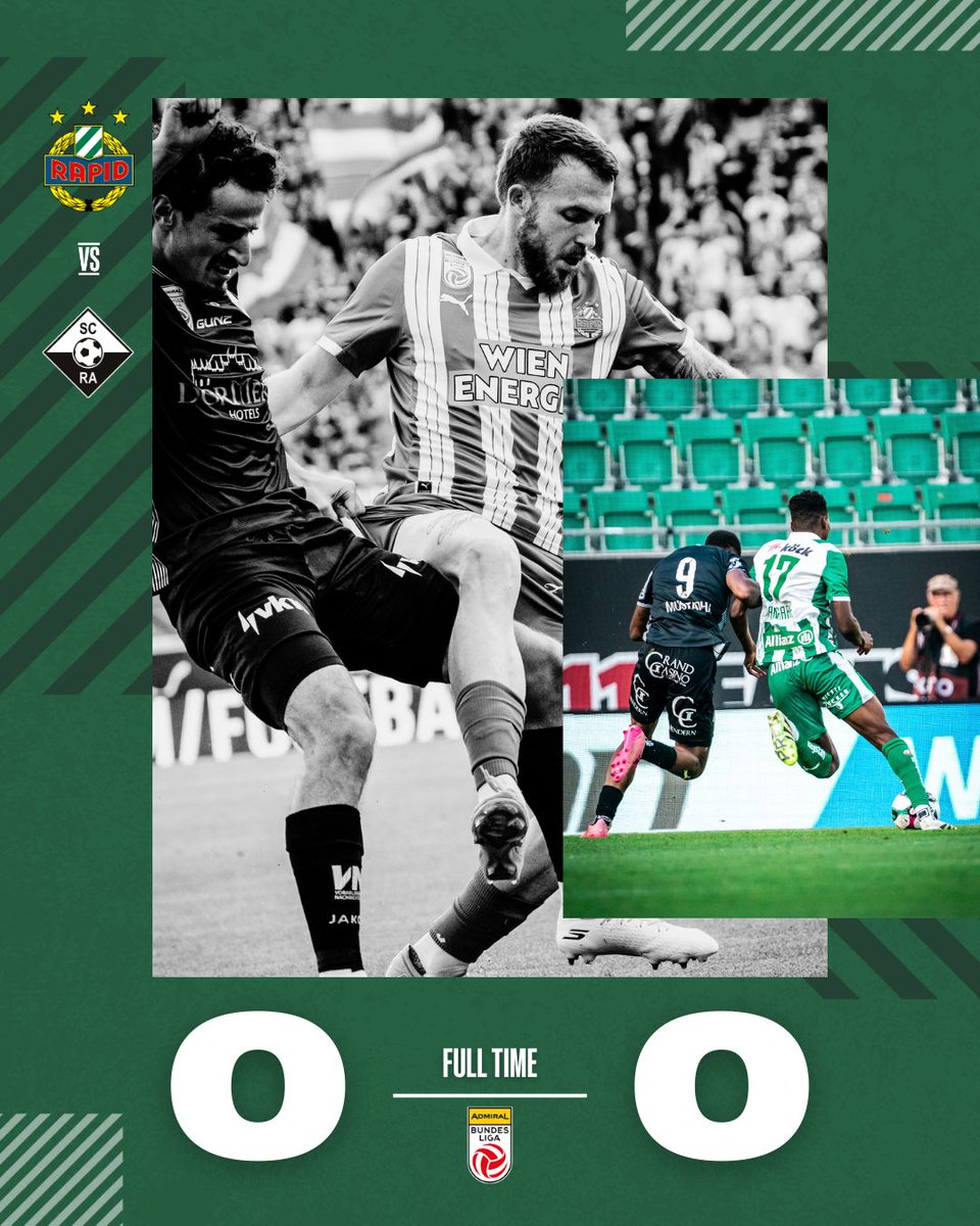skrapid's tweet photo. Schlusspfiff: Schade, wir kommen heute nicht über ein Unentschieden hinaus!
____________________
⏱ FT‘ | #SCRALT | 0:0
#SCR2025 https://t.co/BJ5nxBWKlj