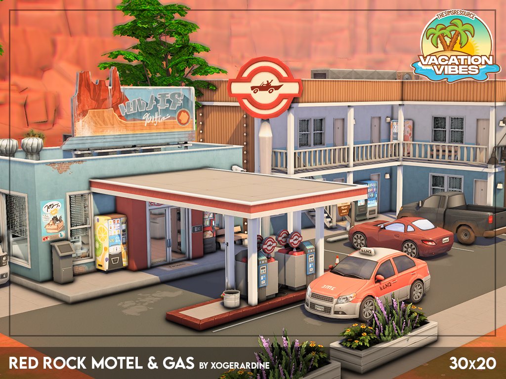 'Red Rock Motel &amp; Gas' NO CC download at <a href="/TheSimsResource/">The Sims Resource</a>

thesimsresource.com/downloads/1750…
<a href="/TheSims/">The Sims</a>
#ts4 #ts4build #ShowUsYourBuilds #nocc #SimsCreatorsCommunity