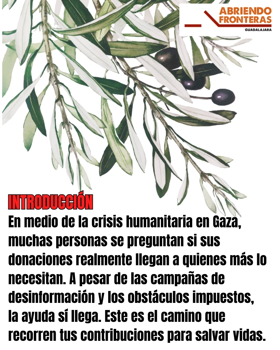 AbrefronterasGU's tweet image. El tiempo se acaba, y la posibilidad de la ayuda a Gaza también. Te animamos a encontrar vías para ayudar a esta gente que lo está necesitando. Aquí te decimos como. Dale al "me gusta", coméntalo y compártelo.