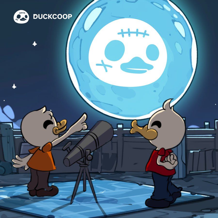 $DUCKS to the moon, shall we?

🎮 Gaming, Events, FREE $DUCKS: t.me/duckscoop_bot/…

#DuckCoop #DUCKS