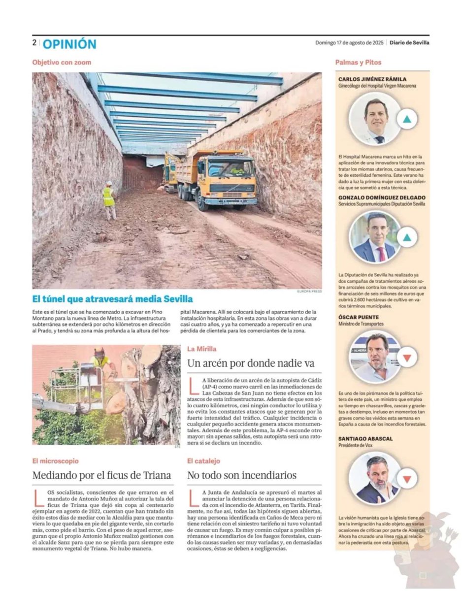 Ginemacarena's tweet photo. Nuestro compañero el Dr. Jiménez Rámila aparece en la sección “Palmas” del @diariosevilla por el hito que comentamos este fin de semana. 
¡Enhorabuena a todo el equipo de @HUVMacarena ! https://t.co/aqpbt5pBrz