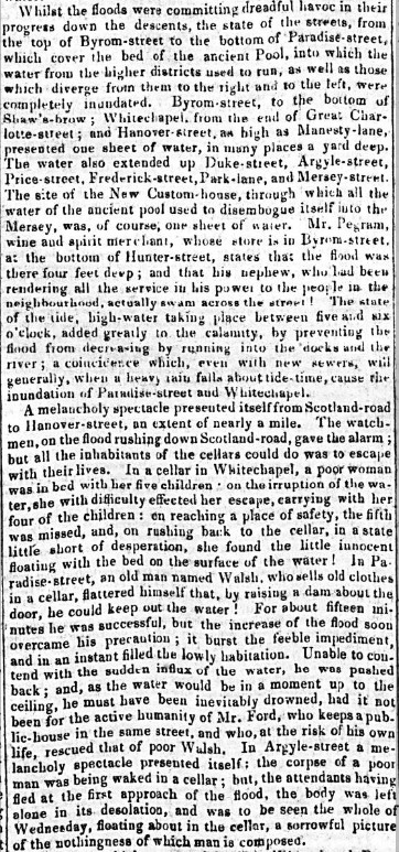 #Liverpool OTD - 1831: Great flood......