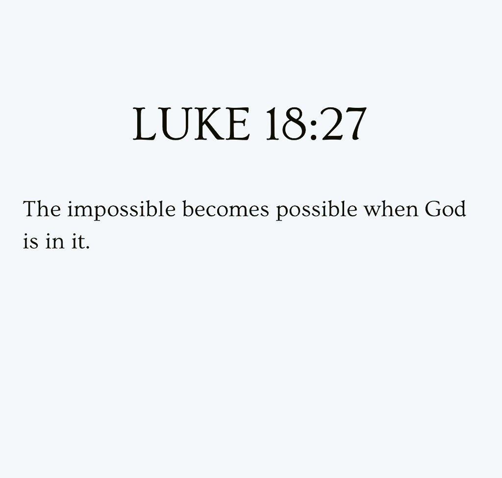 Luke 18:27