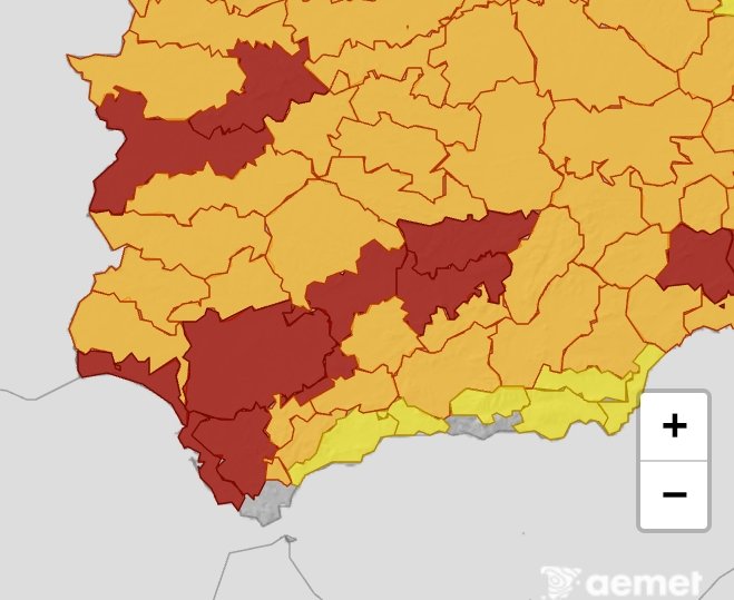 Meteodiel's tweet photo. @Vigorro Jeje, de todas formas es lo que tú comentas.
Por otra parte lo de Villanueva de las cruces, es increíble, +44 9 días este verano, y +45 4 días, hoy por un pelo. https://t.co/qKf7L6TBLk