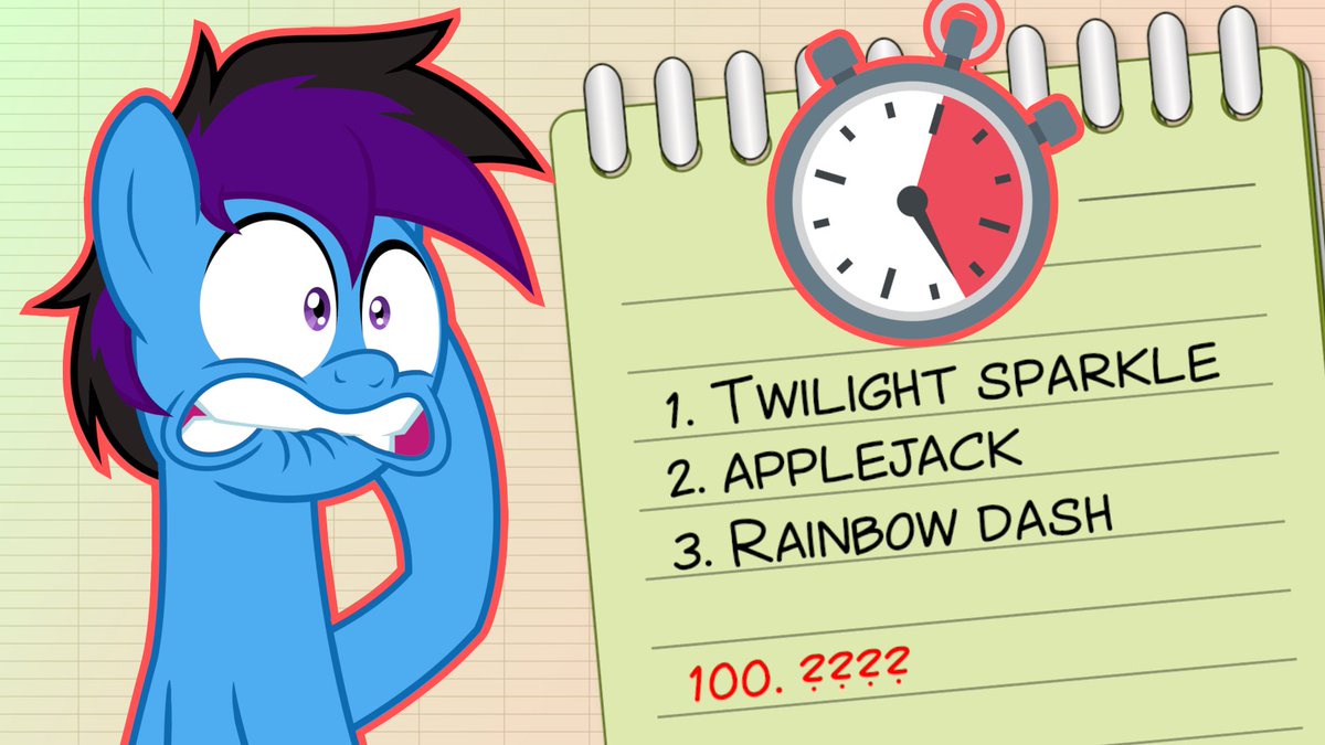 How Fast Can I Name 100 Ponies?? Let's find out, shall we? youtu.be/kyvzLulibFQ