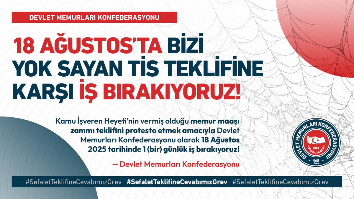 Kamu işveren heyetini, memura açıkça diyor ki:
“İki yıl boyunca daha azıyla yetin, daha çok fedakârlık yap, sefaletle yetin!”

Enflasyonun hızına yetişemeyen bu zamlar, maaşı kağıt üzerinde büyütür, cebini küçültür.

Sözde yetkili konfederasyon yıllardır toplu sözleşmeyi bir