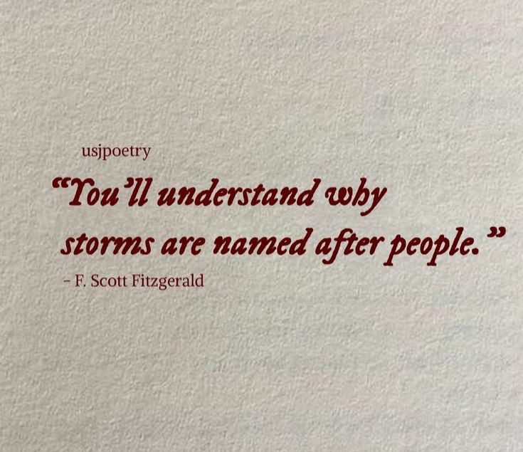 — F. Scott Fitzgerald