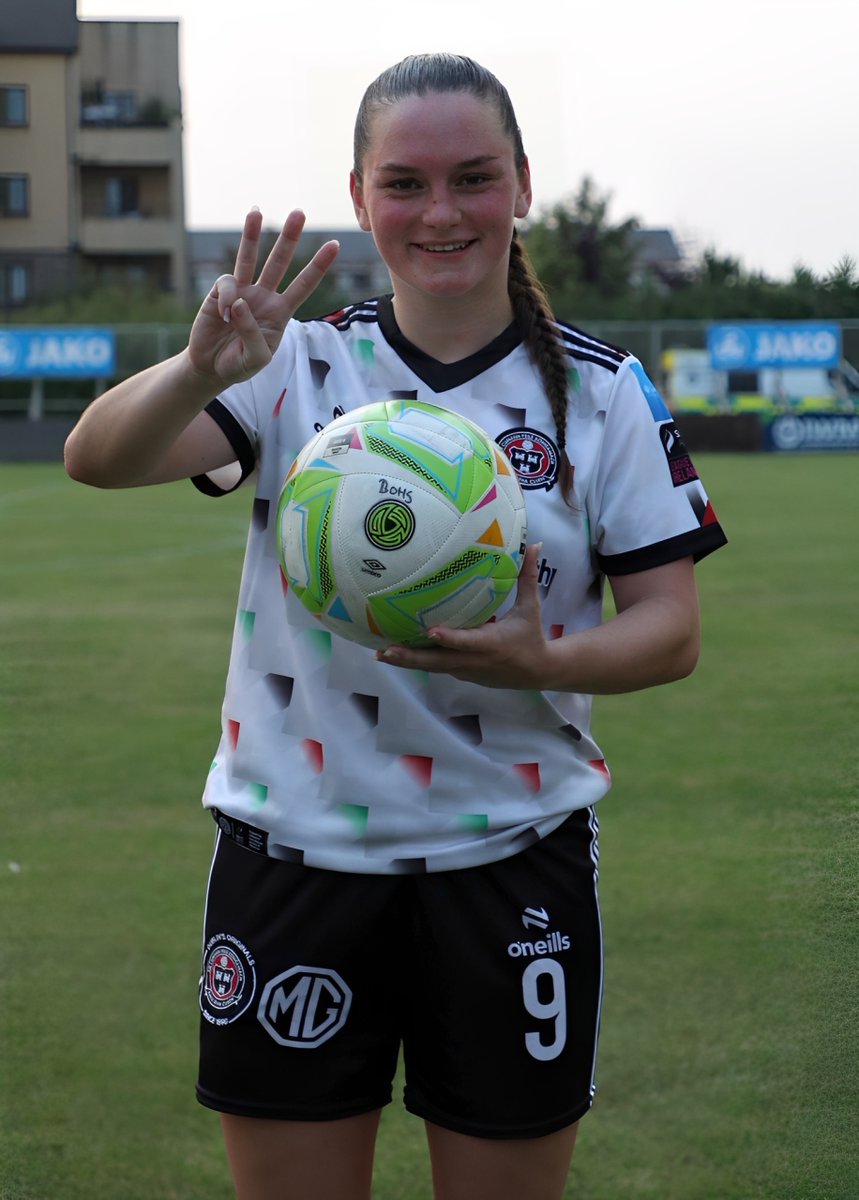 BohsABaldiemann's tweet photo. @bfcdublin hat-trick heroes of the weekend: Alannah McEvoy on Saturday at Newbridge for our seniors, &amp; Faye O'Sullivan today at the Oscar Traynor Centre for our WU19 team. Two class acts.
More pix from both games anon.
@BFCUnderage @LoiWomen @FAIWomen https://t.co/XFsImTRZU5