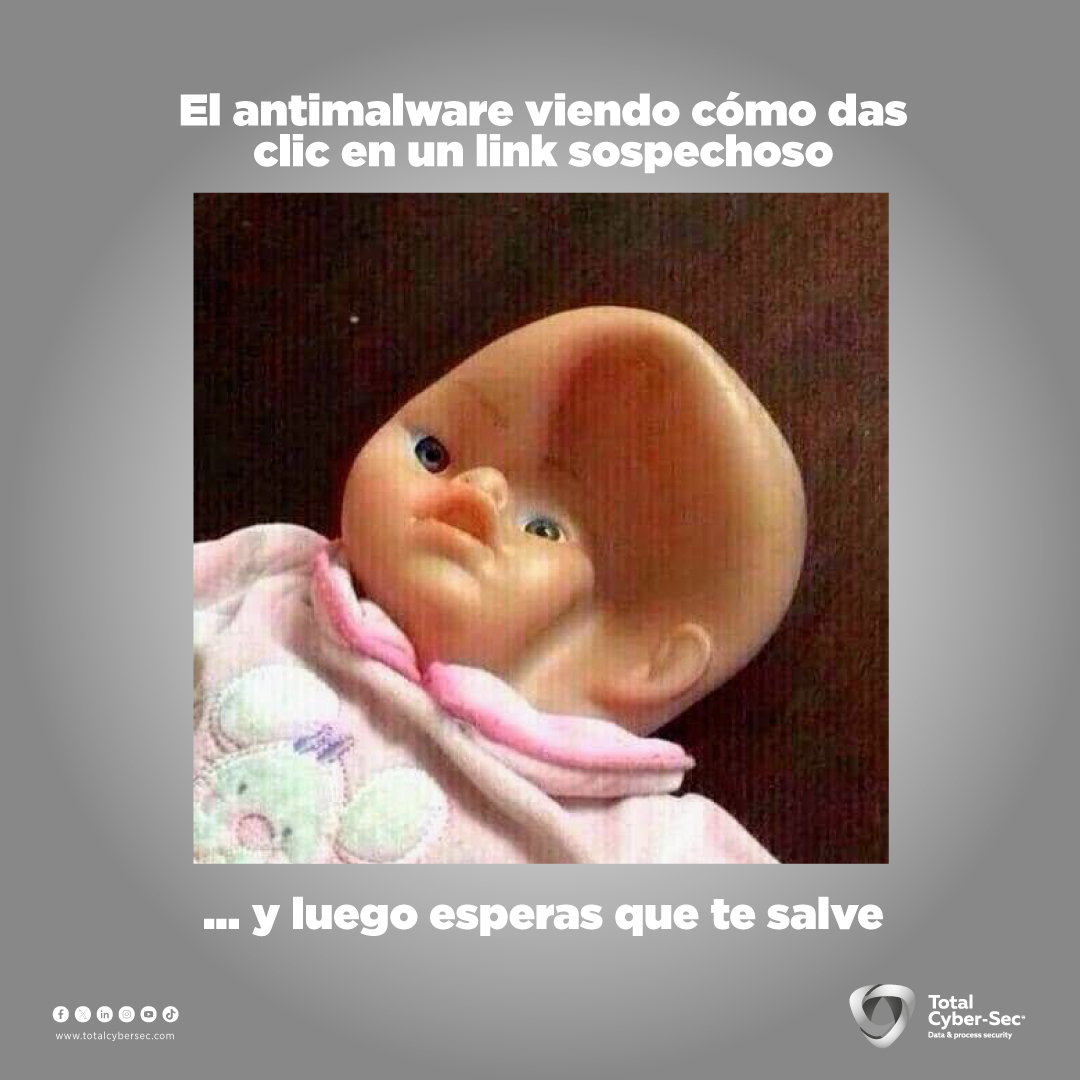 totalcybersec's tweet image. 🦠 Un buen #Antivirus no es un lujo, es tu escudo contra los dramas digitales 🎭💻
⏳ No esperes a que sea tarde… protégete hoy, comparte y síguenos para más contenidos.
#Ciberseguridad #ProtegeTuPC #TotalCyberSec 🚀