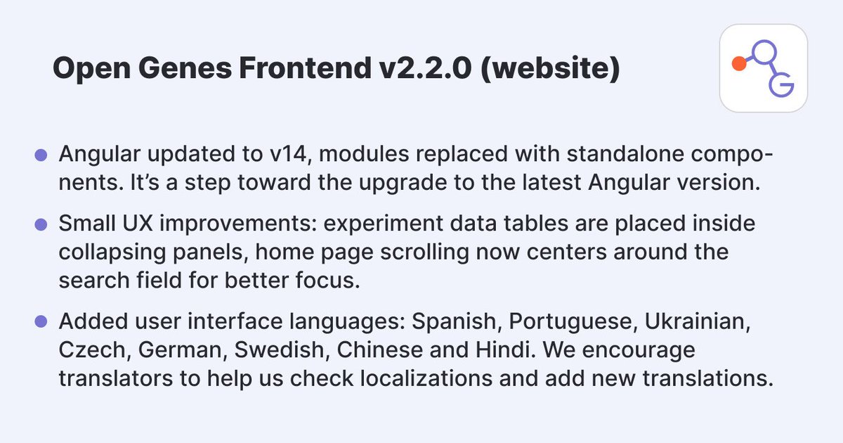 Open Genes (Bluesky: open-genes) tweet media