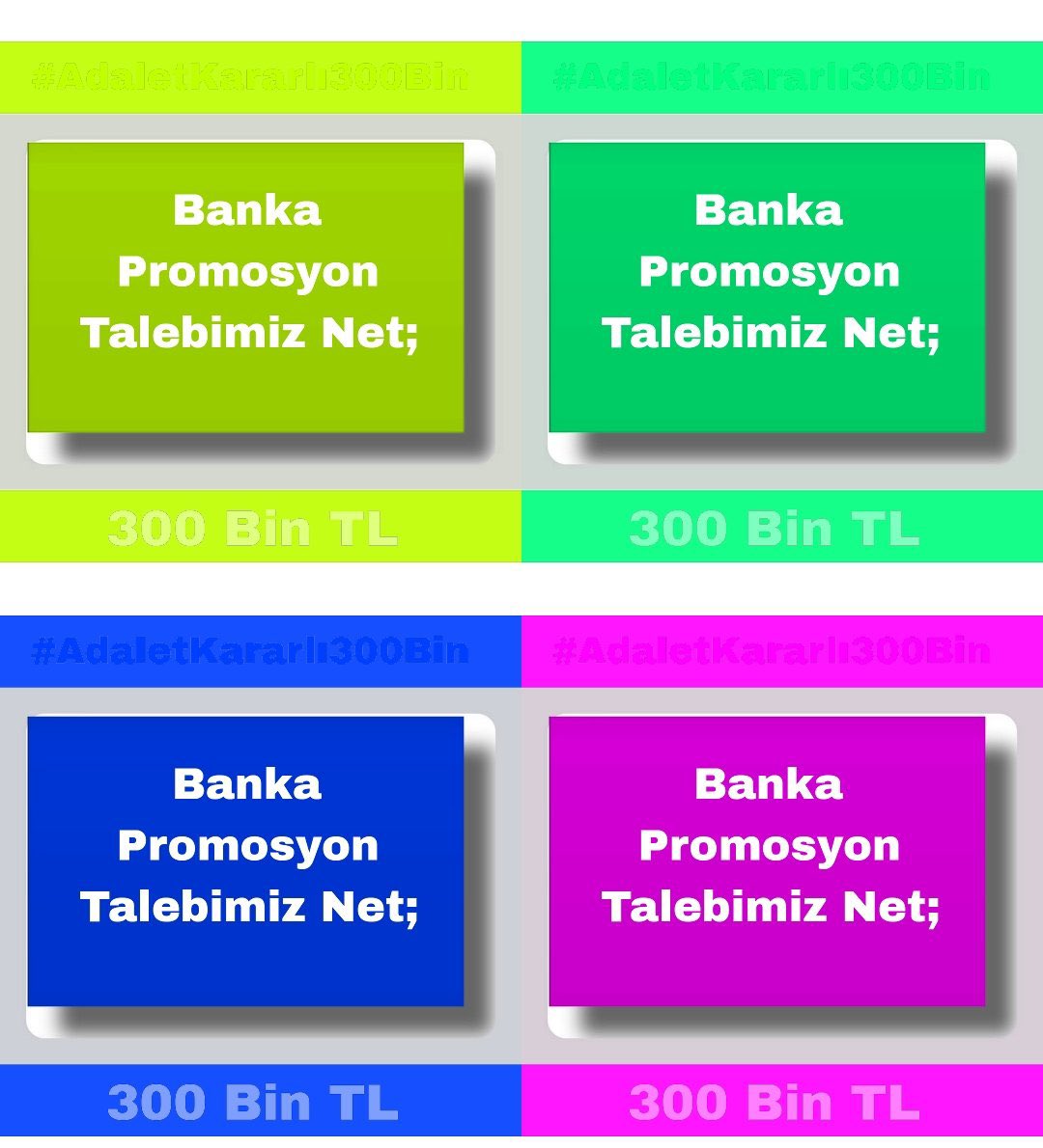 #AdaletKararlı300Bin