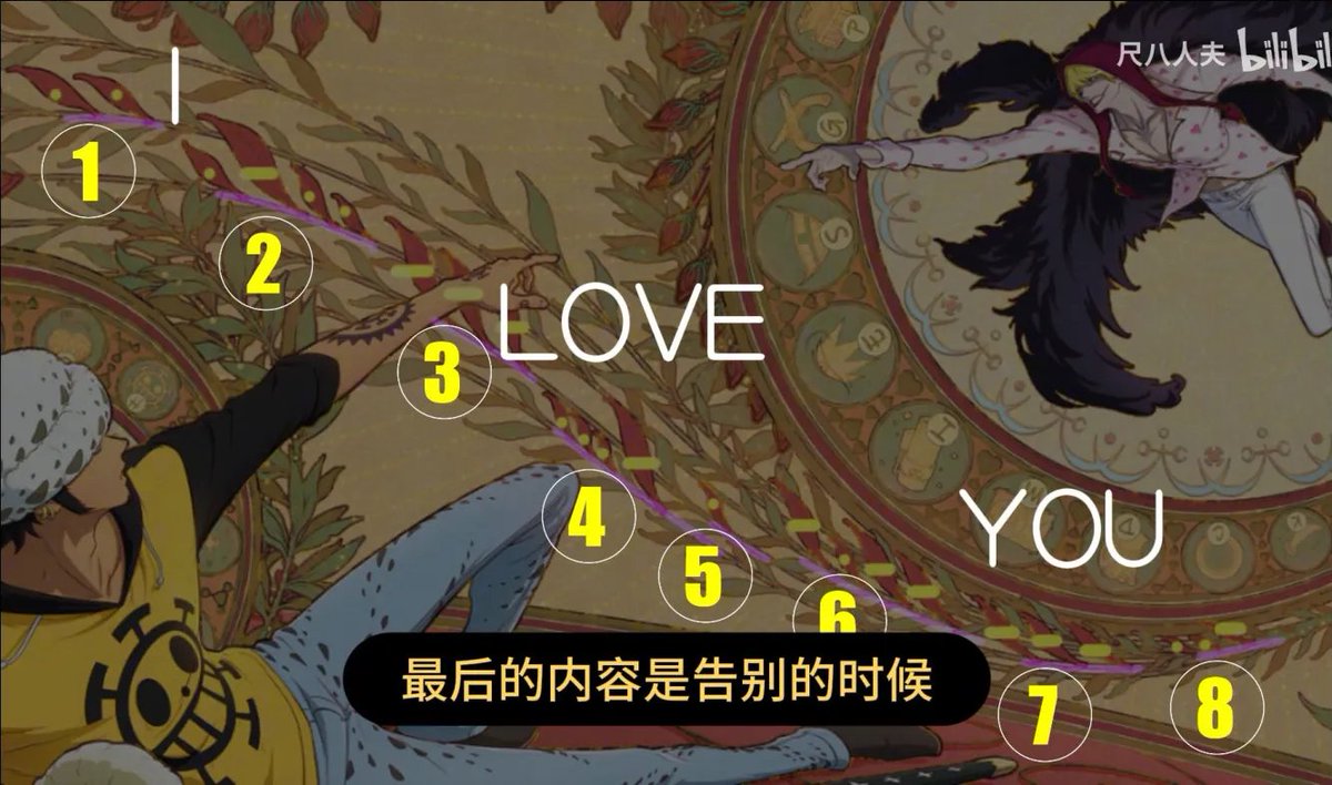 <a href="/Henkutsuuu_OP/">︿ꩢ‹ᘄ</a> This is an official picture of the game op ambition. some people have already analyzed this picture. my screenshots of one of those videos(There is Morse code in this official picture, which says "I love you" (source: b23.tv/Ol62zjl)):