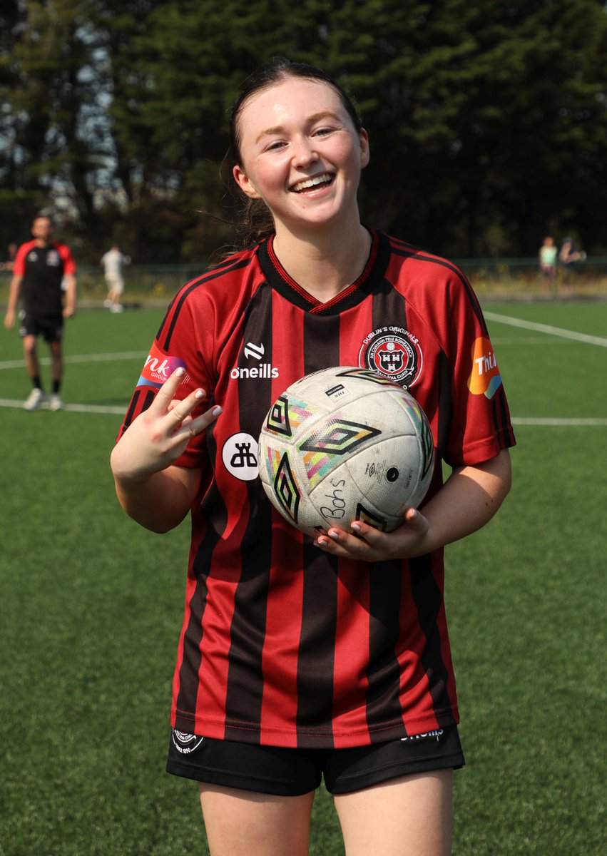 BohsABaldiemann's tweet photo. @bfcdublin hat-trick heroes of the weekend: Alannah McEvoy on Saturday at Newbridge for our seniors, &amp; Faye O'Sullivan today at the Oscar Traynor Centre for our WU19 team. Two class acts.
More pix from both games anon.
@BFCUnderage @LoiWomen @FAIWomen https://t.co/XFsImTRZU5