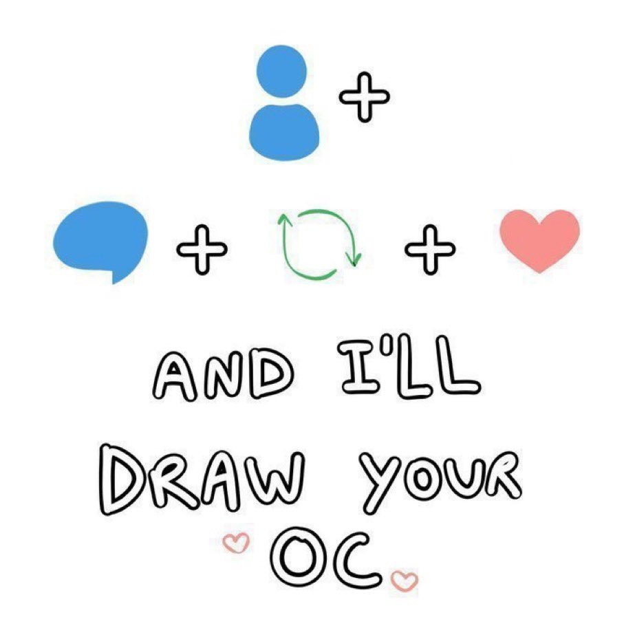 READ PLEASE ⬇️
okay, I want to try this again since I want to draw more different characters 
BUT I will draw only a few Ocs (~10), cuz if there will be too many requests I won't be able to do all of them. Thank u for understanding ;)
Let's go!