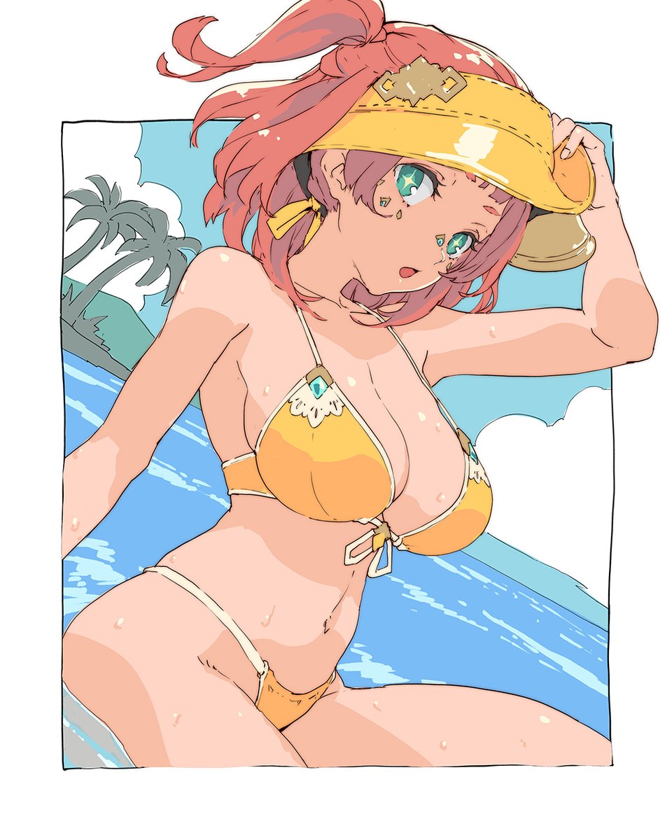 ６月のワンドロお題拝借イコナ～
といいつつ、今年の夏の水着も兼ねてしまいました
#シンクロニクル
#シンクログ