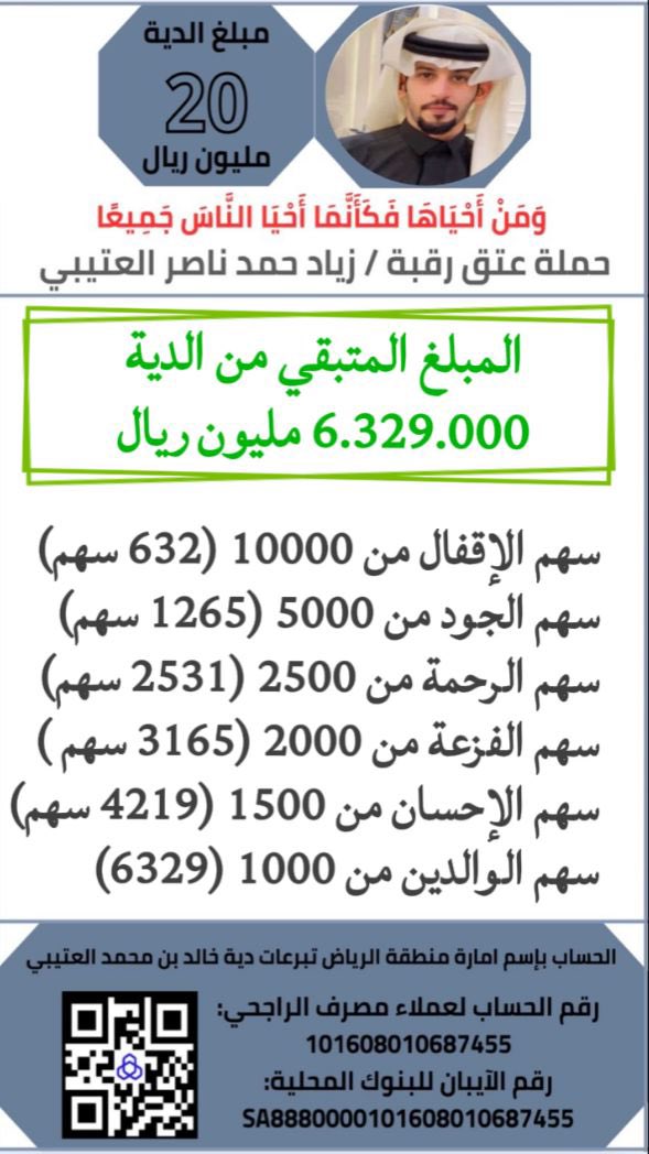 #تكفون_والد_زياد_ينخاكم
#عتق_رقبه_زياد_العتيبي

تكفون ياشعب طويق نبي فزعتكم