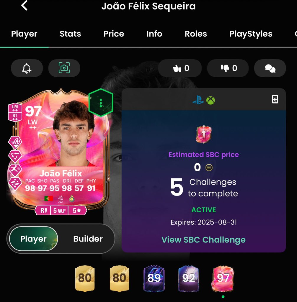 FUT_Ranks's tweet photo. 🚨 6 PM Content

• 🇵🇹 Futties Félix (89, 90, 90 &amp; 91 Squads)
• 🎯 96+ Icon Pick
• 🏆 Pre Season Cup

#FC25 #EAFC25 #FUT25 #UltimateTeam #FIFA25 #EASportsFC #Futties #IconSBC #PreSeason https://t.co/3ZJlBzJNQG