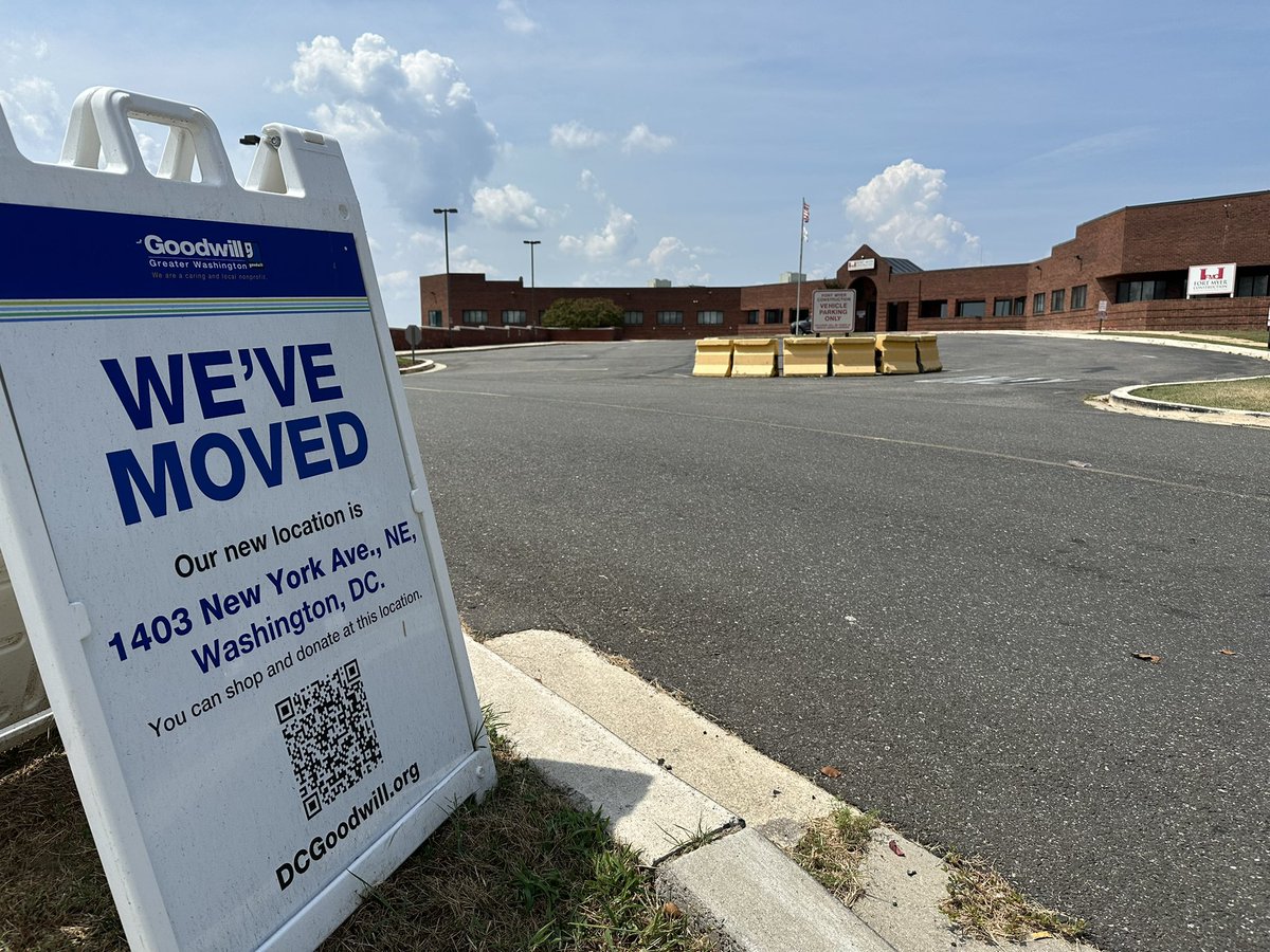Heads up! Goodwill Washington has moved! There new location is 1403 New York Avenue NE, DC. #foundoutthehardway  #GoodwillDC”
