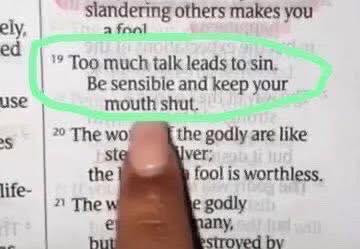 Proverbs 10:19
Wisdom is often in silence…