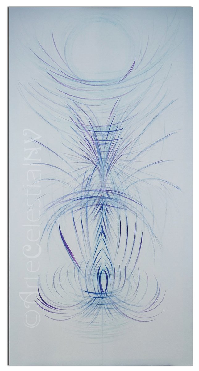"The Divine Ecstasy" Step 1, by Nicolas Vargas. artecelestial.com.